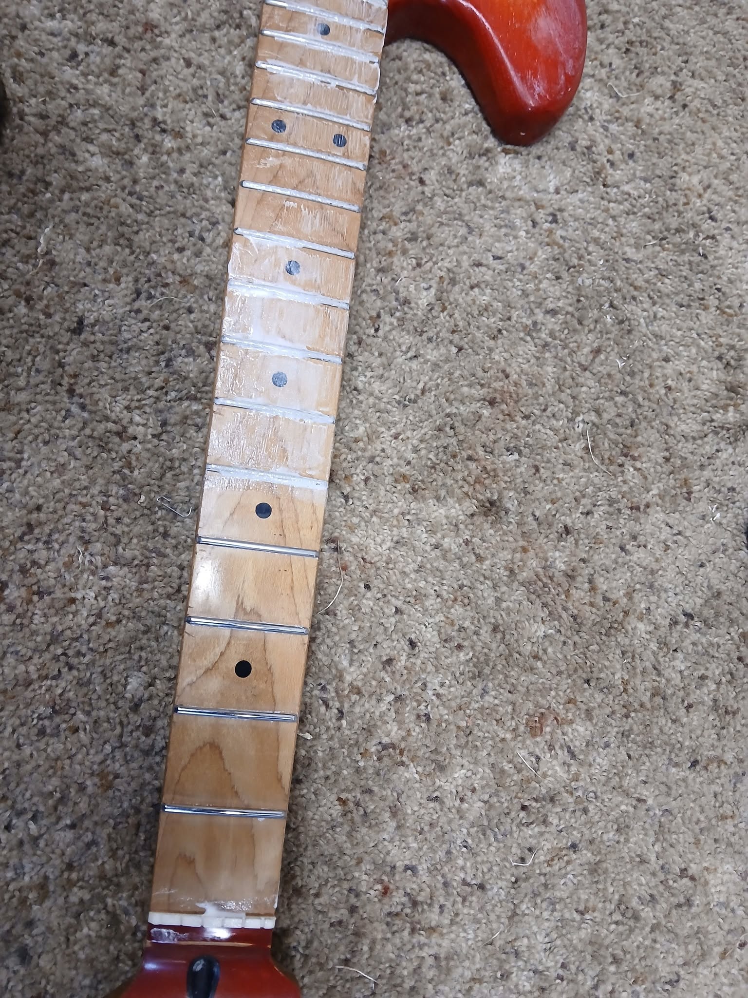 more polishing of the neck